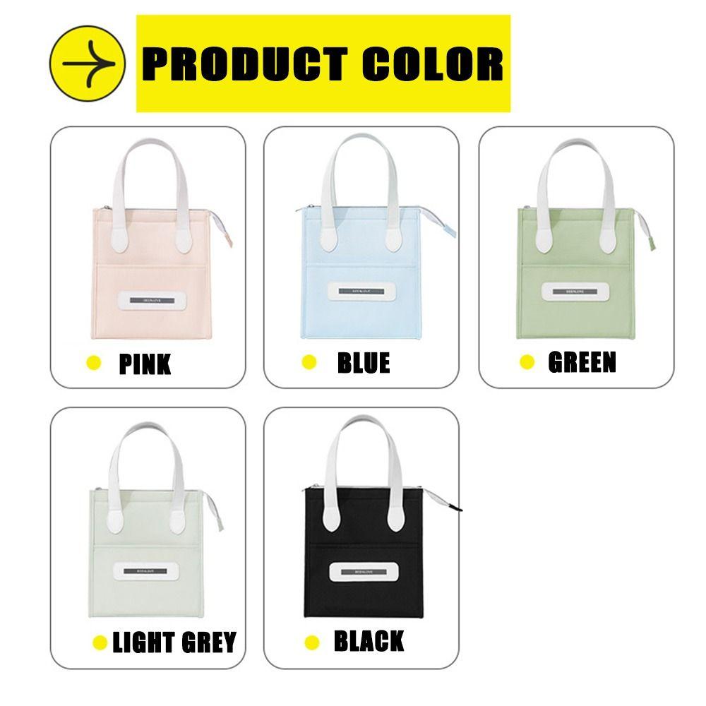 Portable Insulated Tote Bag Handheld Thermal Lunch Pouch Food Box Handbag  Camping  Accessories