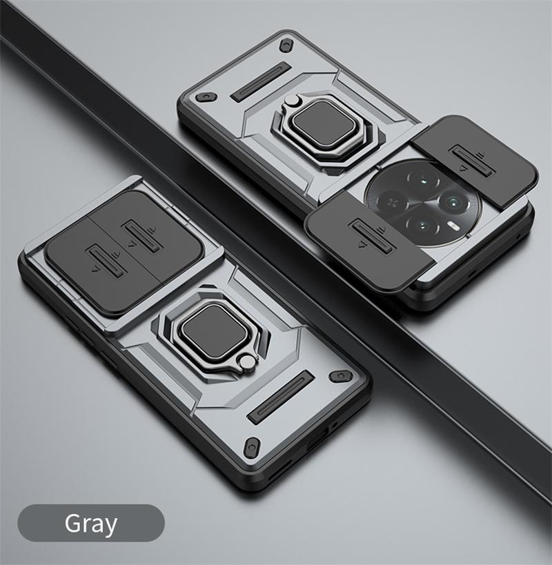 Armor Shockproof Case For Realme 13 12 Pro Plus 12 Pro+ Protective Cover Ring Magnetic Holder Coque Fundas Capa