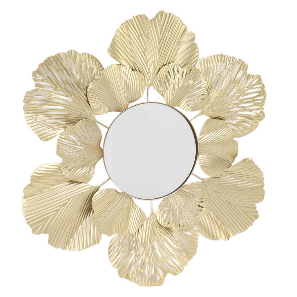 Настенные зеркала Современные Простые Декоративные Износостойкие Невыцветающие Зеркала с Листьями Гинкго для Спальни Гостиной