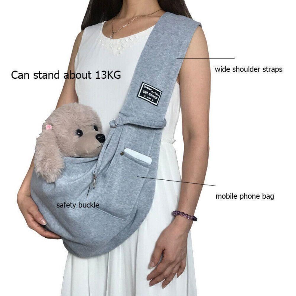 Adjustable Strap Pet Carrier Bag Breathable Pet Satchel Carrier for Small Dogs Cats