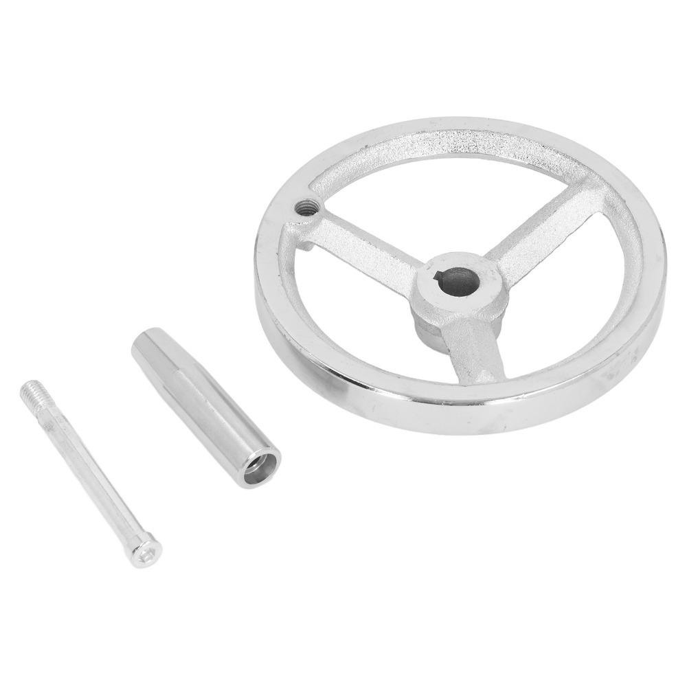 Cast Iron Lathe Handwheel 16x160MM Size Handwheel with Removable Handle Milling Machine