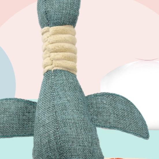 Indestructible Goose Dog Toy for Heavy Chewers Pet Stuffed Wild Goose Chew Toy with Squeaker Supports Healthy Chewing Instincts for Dogs Mental