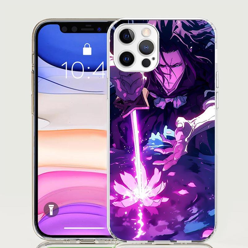 Bleach Kuchiki Byakuya Phone Case for Apple iPhone 17 Air 16 15 Plus 14 + 13 Mini 12 11 Pro Max 7 8 SE 16Max Soft Shell Cover Co