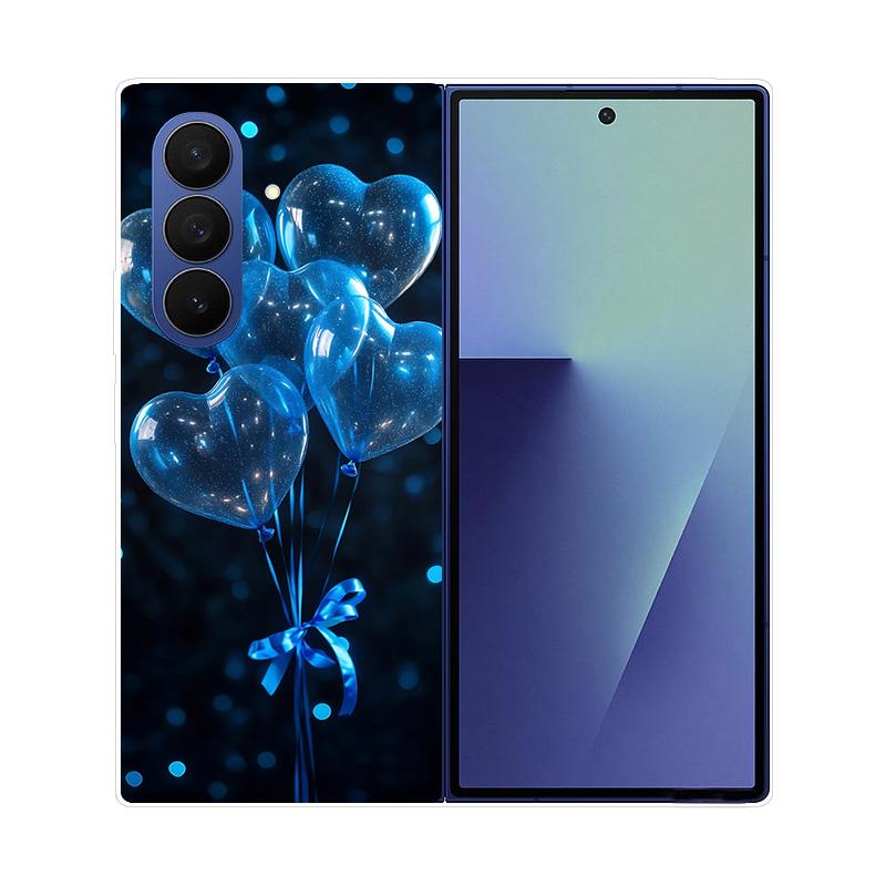 Чехол для Samsung Galaxy Z Fold 7 Мраморный Жесткий ПК Задняя Крышка Для Samsung Galaxy Z Fold7 ZFOLD7 Полностью Защитный Корпус Телефона