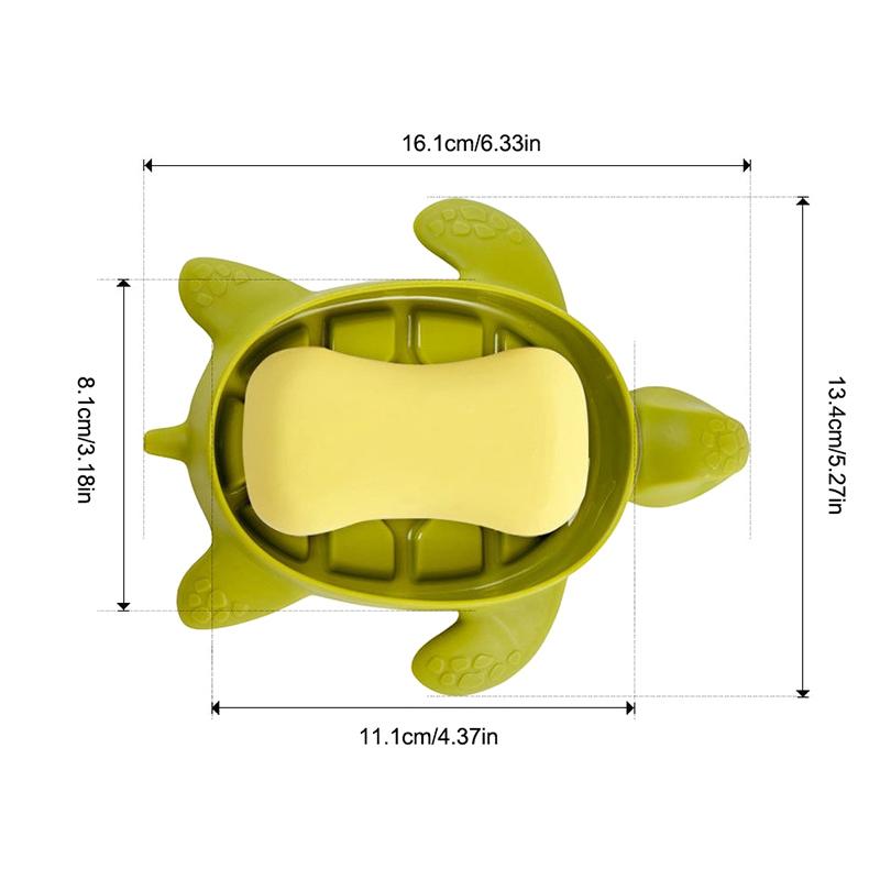 Коробка для мыла в форме черепахи, держатель для мыла, держатель для мыла для ванной комнаты, поднос для хранения