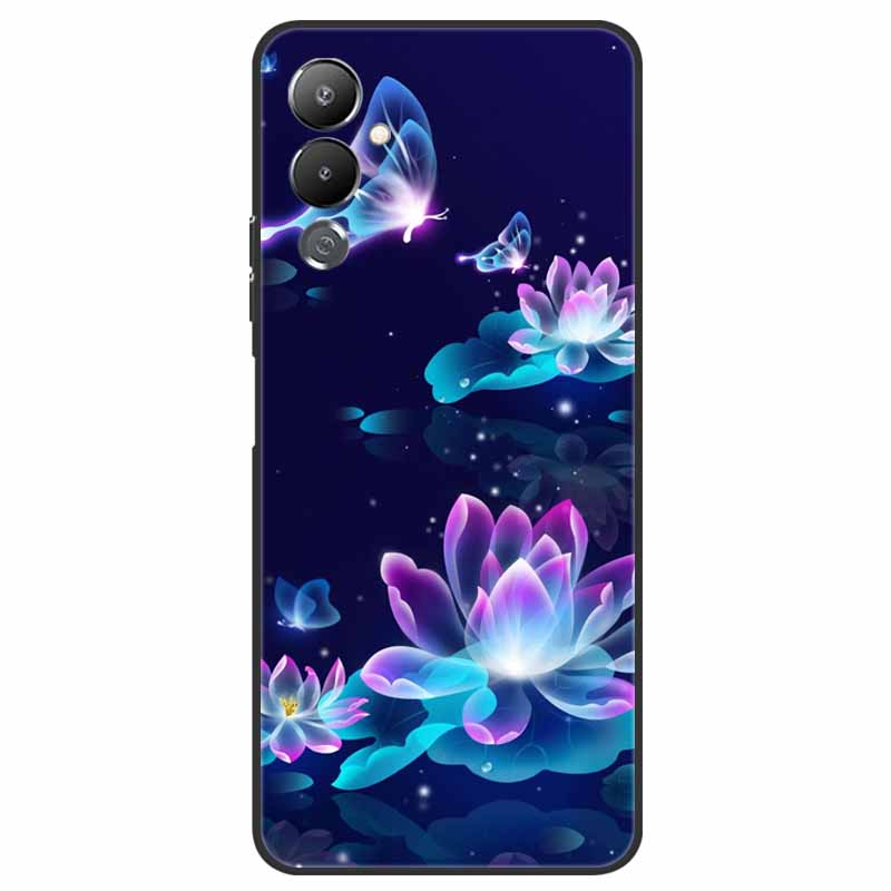 Чехол для Tecno Pova 4 LG7n Милый Модный ТПУ Силиконовый Чехол для Tecno Pova 4 Чехлы для Телефона Pova4 Ударопрочный Мягкий Чехол Funda Милый