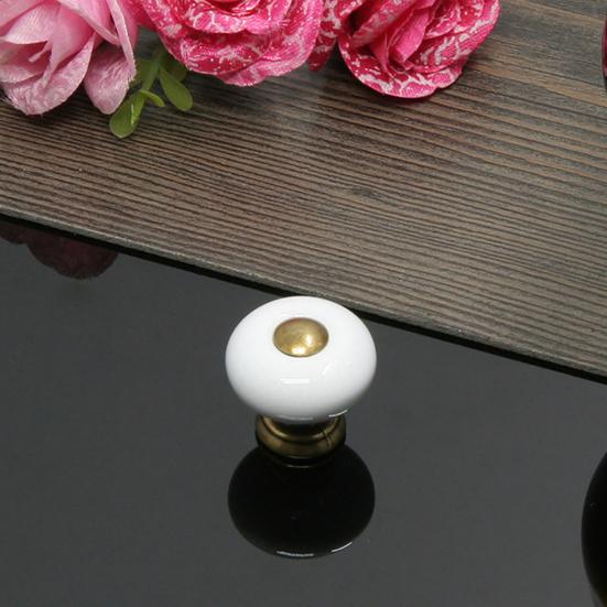 Ручка для выдвижения ящика, одно отверстие, широкое применение, керамическая, устойчивая к царапинам ручка для шкафа, ручка для кухни