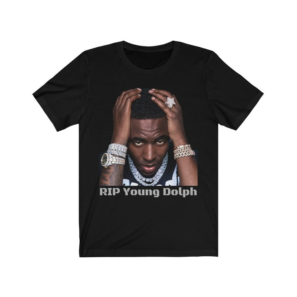 RIP Футболка Young Dolph Хип-хоп Футболка Мемфис PRE