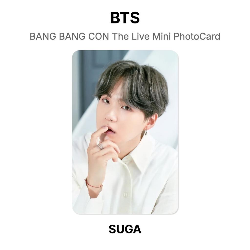 BTS BANG BANG CON Прямой эфир Мини-фотокарточка Официальная фотокарточка