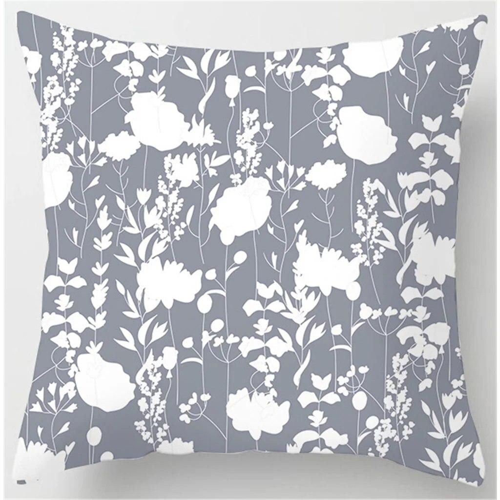 Off-White Подушка Наволочка Квадратный чехол для дивана Домашний декор