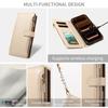 Чехол-кошелек из искусственной кожи для Samsung S26 S25 S24 23 S22 S21 S20 Plus FE Ultra Edge с магнитной кнопкой-застежкой, на молнии и RFID