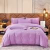 Легкий роскошный комплект постельного белья из четырех предметов из утолщенного хлопка, длинноволокнистый хлопок с вышивкой и начесом, пододеяльники