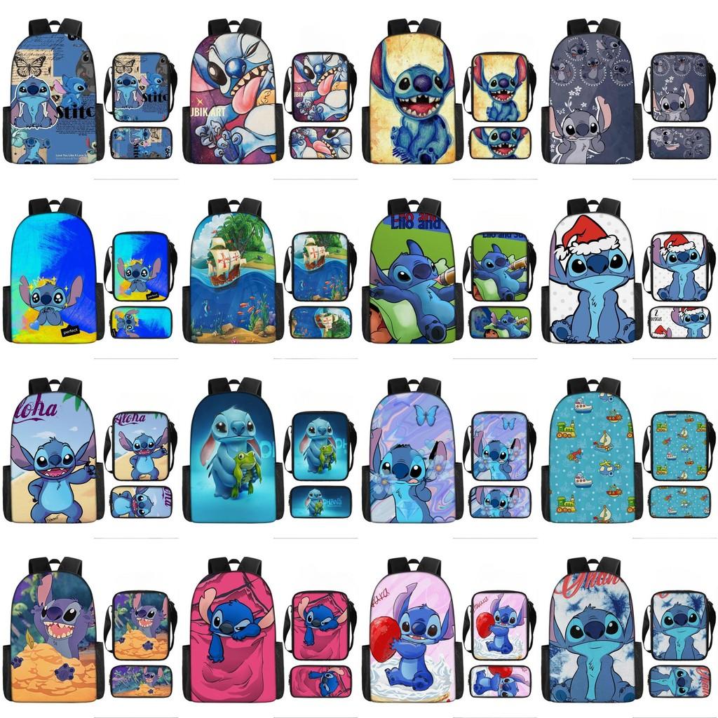 Школьный рюкзак Disney Стич из Оксфордской ткани, легкий, дышащий, для детей