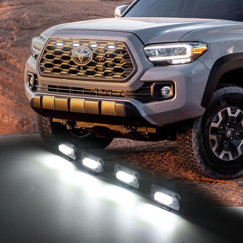 2020 Toyota Tacoma Внедорожная решетка радиатора с 6 светодиодными желтыми огнями