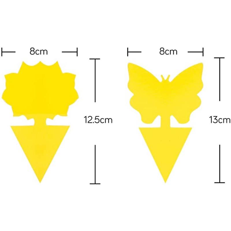 Новая липкая ловушка для фруктовых комаров, желтых липких ловушек для насекомых, ловушек для насекомых-вредителей, ловушек для насекомых