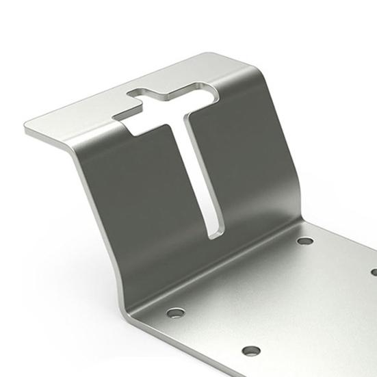 6 шт. сверхпрочный плоский кронштейн для мебели, держатель для столба забора, устойчивый к коррозии, простой монтаж, угловой кронштейн, аксессуары