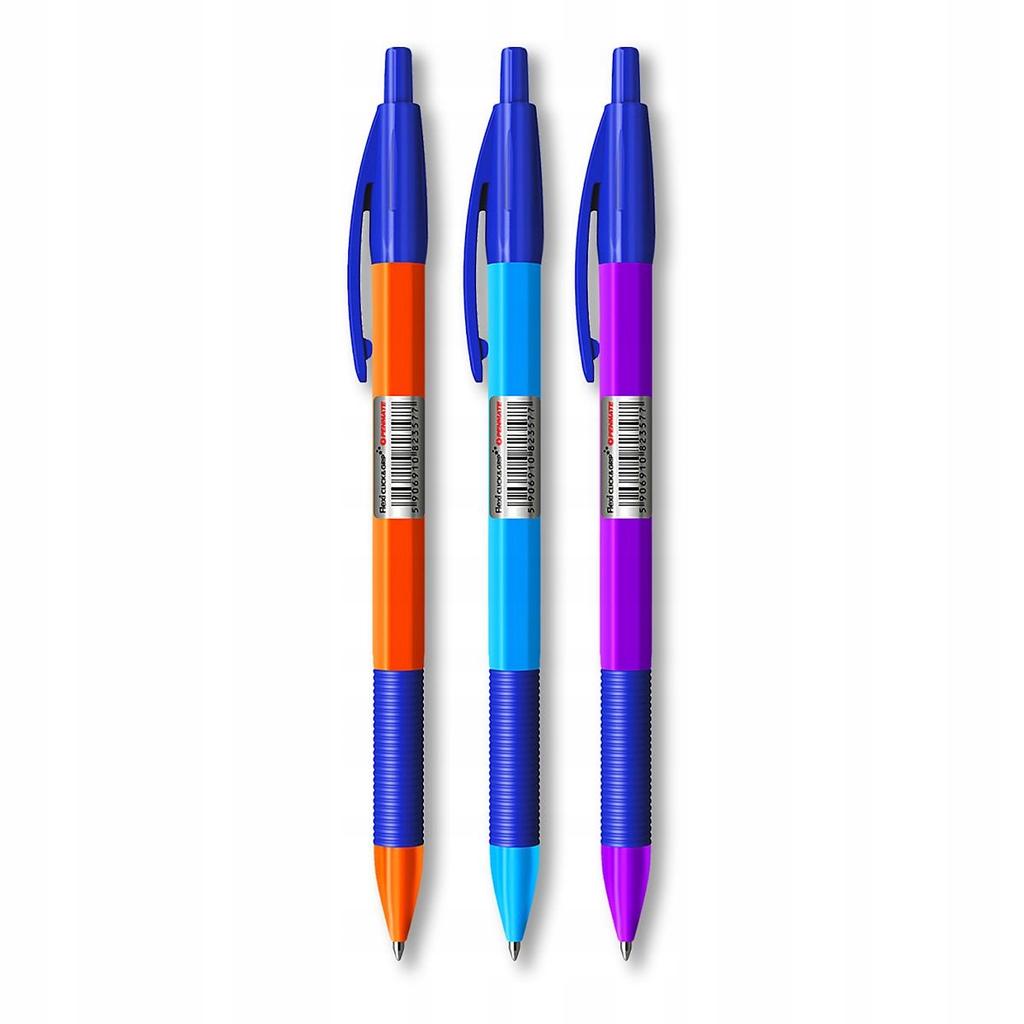 Penmate Click and Grip 1 mm Blue Ballpoint Pen