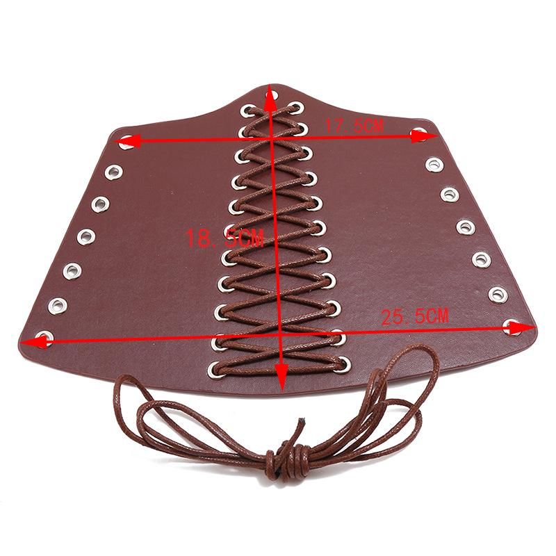 Европейский и американский панк-рок кожаный браслет - Плетеный шнурок браслет для езды на мотоцикле