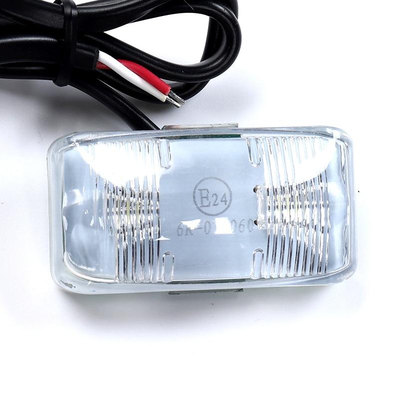 Waterproof Amber & Red LED 12V/24V 2LED Car Truck Lorry Side Clearance Marker Trailer Light Rear Tail Side Lamp External Light