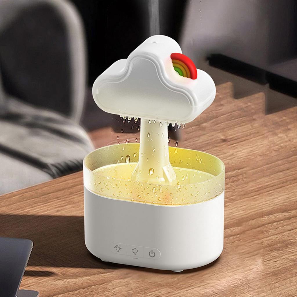 Ночной увлажнитель воздуха Диффузор с эфирными маслами Диффузор с каплями дождя