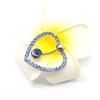 Rhinestones Stainless Steel Hollow Belly Piercing Love Navel Ring Belly Button Ring Body Jewelry