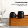 2Pcs Wine Bottle Stoppers Mini Rotating Preservation Champagne Wine Stopper Leak-Proof Wine Vacuum Sealer for Kitchen Sealing