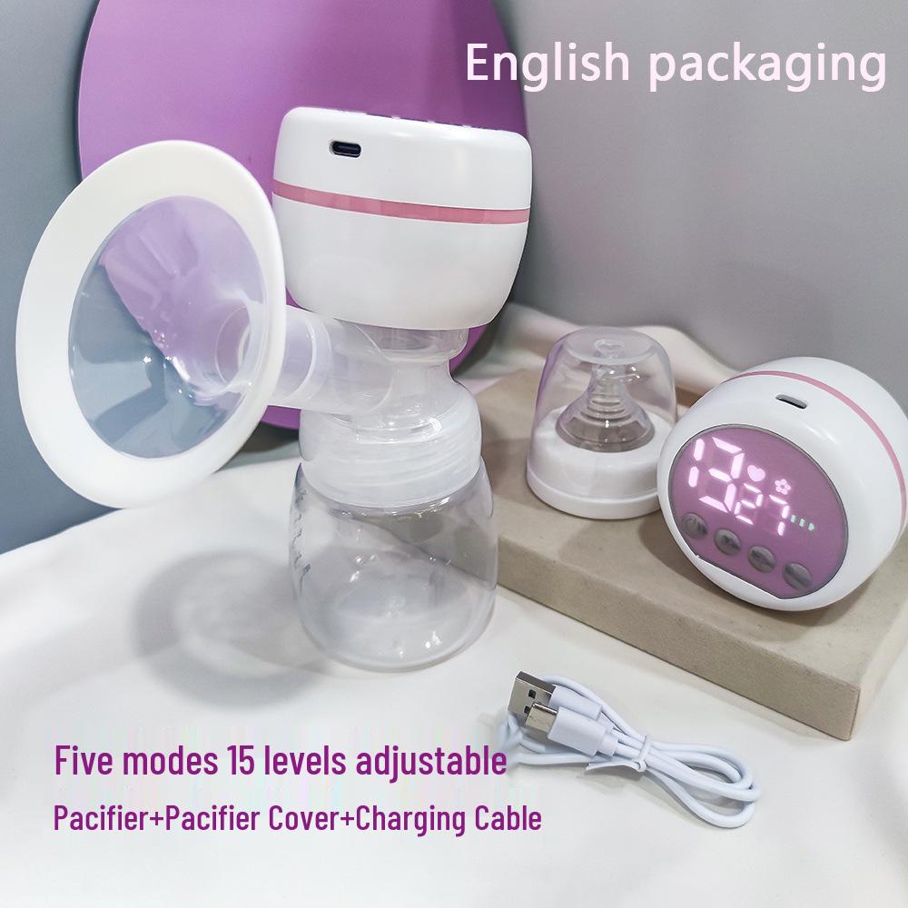 Перезаряжаемый умный электрический молокоотсос с автоматическим безболезненным сцеживанием и массажем