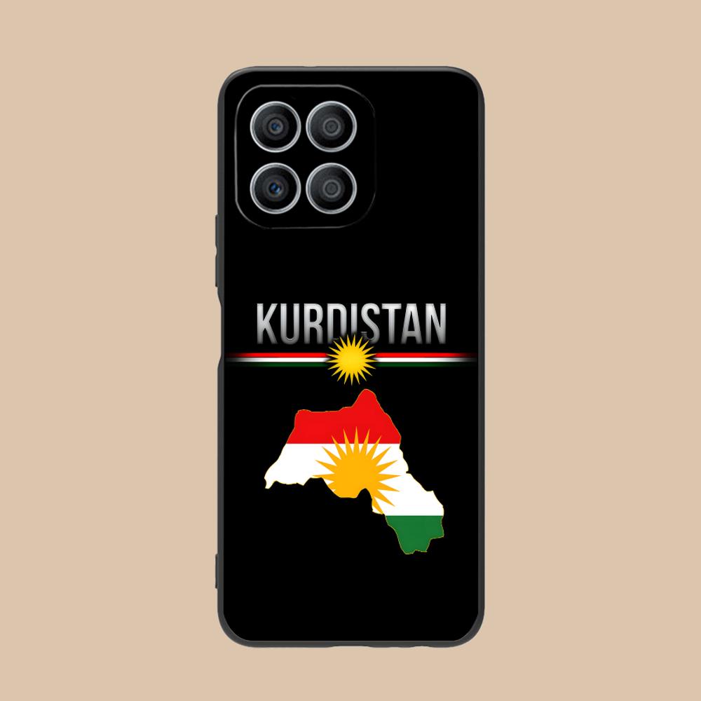 Матовая TPU чехол для мобильного телефона с флагом Курдистана для Honor 90 80 70 60 50 30 20 10 9 8 7 Pro S SE Lite 5G Цветная печатная крышка