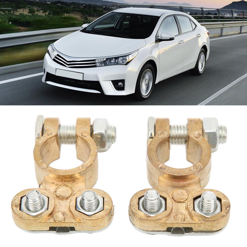 1 пара клемм автомобильного аккумулятора, устойчивые к коррозии металлические зажимы для клемм аккумулятора для автомобилей