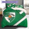 Žalgiris Kaunas  Pattern Bedding Quilt Set  Home Decoration  Gift (1 * duvet cover + 2 * pillowcase  without core)
