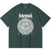 Хлопковая футболка плотностью 230 г/м² 100% Хлопок Heavy Metal Футболка с принтом рок-группы Популярная музыка Унисекс Тяжелая хлопковая футболка