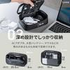 Sanwa Direct Gadget with Large Travel Gadget Mobile Pen Business Small Item L Pouch, Clear, Divider, Capacity, Pouch, Case, Pouch, Pouch, Travel,