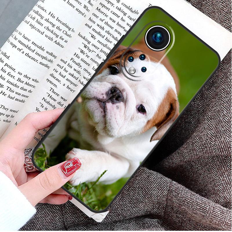 French Bulldog Case For Honor X9a X8a X7a X6a X6 X7 X8 X9 X8b X9b 50 70 90 Magic 5 Lite Magic 6 Pro Cover
