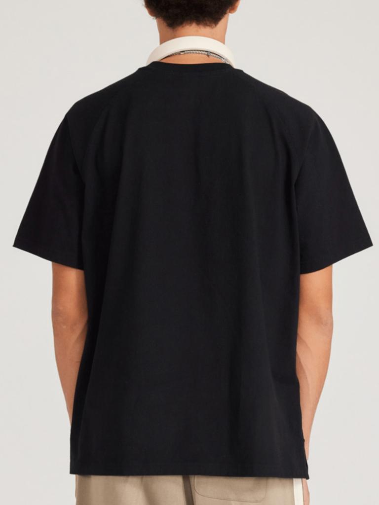 Хлопковая футболка Белый Утка в шляпе и с пистолетом Графический принт Маленький человек Повседневная одежда для мужчин