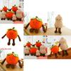Novelty Plush Pillow With Persimmon And Peanut Animal Designs For Kids And Collectors