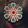 Fashion Baroque Court Vintage Brooch Personalized Hollow Pin Brooch Christmas Clothing Ornament