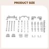 Aluminum Alloy Axle Rod for RC Cars, Assembly, Replacement Part 1/12 MN82Pro, MN82 And MN82S