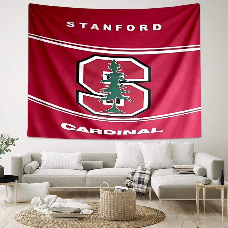 1pc Stanford Cardinal logo Tapestry, Living Room, Bedroom, Office, Party Decor, Ideal Festive Gift