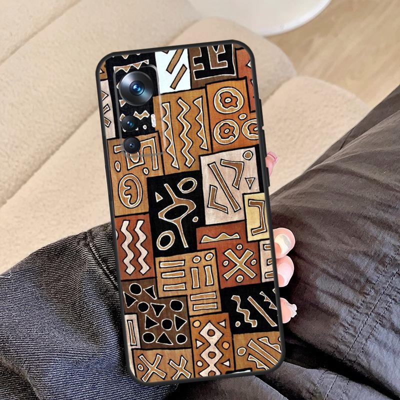 African Wax Print For Xiaomi POCO C65 F5 X5 X4 X3 Pro F3 F4 M5s Mi 14 13 Pro 11T 12T 13T 12 Lite Phone Case