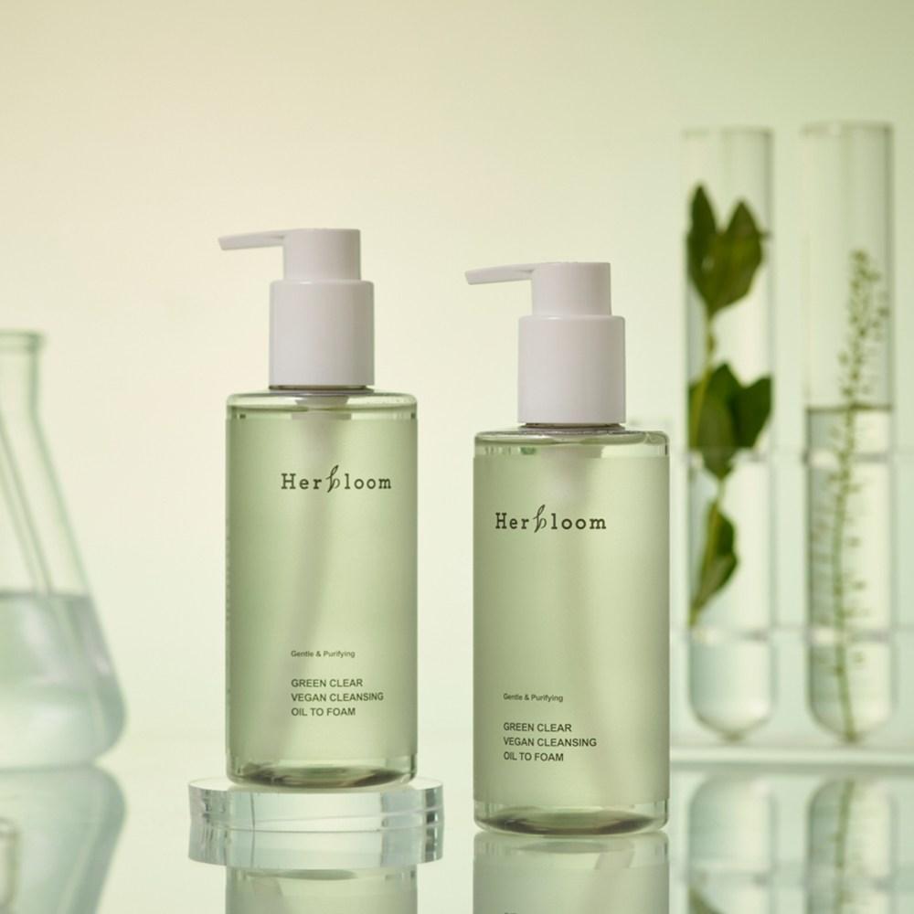 Herbloom Очищающая масляная пена Green Clear, 200 мл, 1 шт.