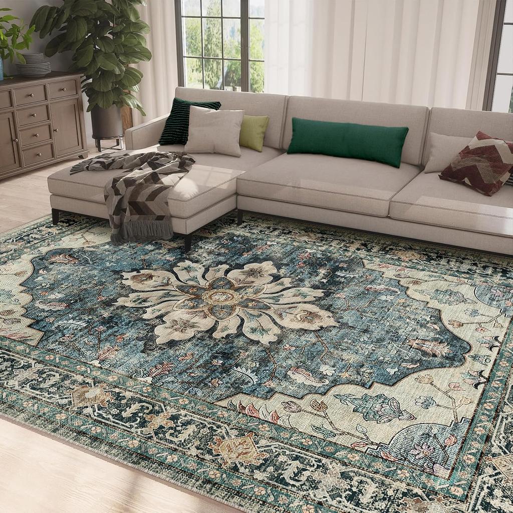 Турецкий этнический стиль ковер персидский американский винтажный гостиная диван журнальный столик напольная подушка спальня прикроватный плед