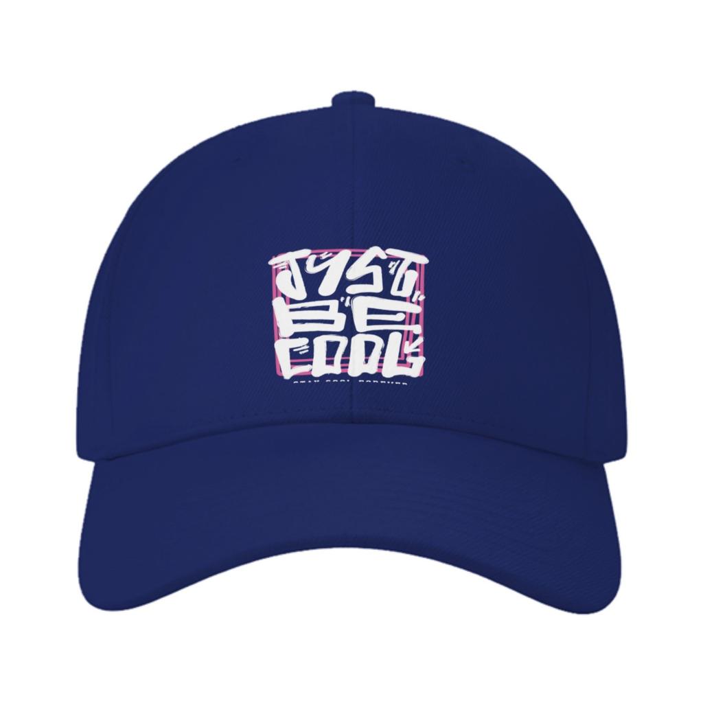 Just Be Cool Graphic Baseball Cap Casual Cotton Adult Adjustable Streetwear Hat