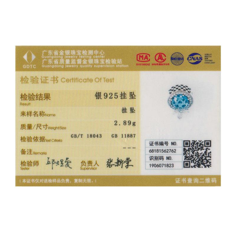 Классический женский браслет из стерлингового серебра 925 пробы, ожерелье, кулон с цирконом, модный подарок