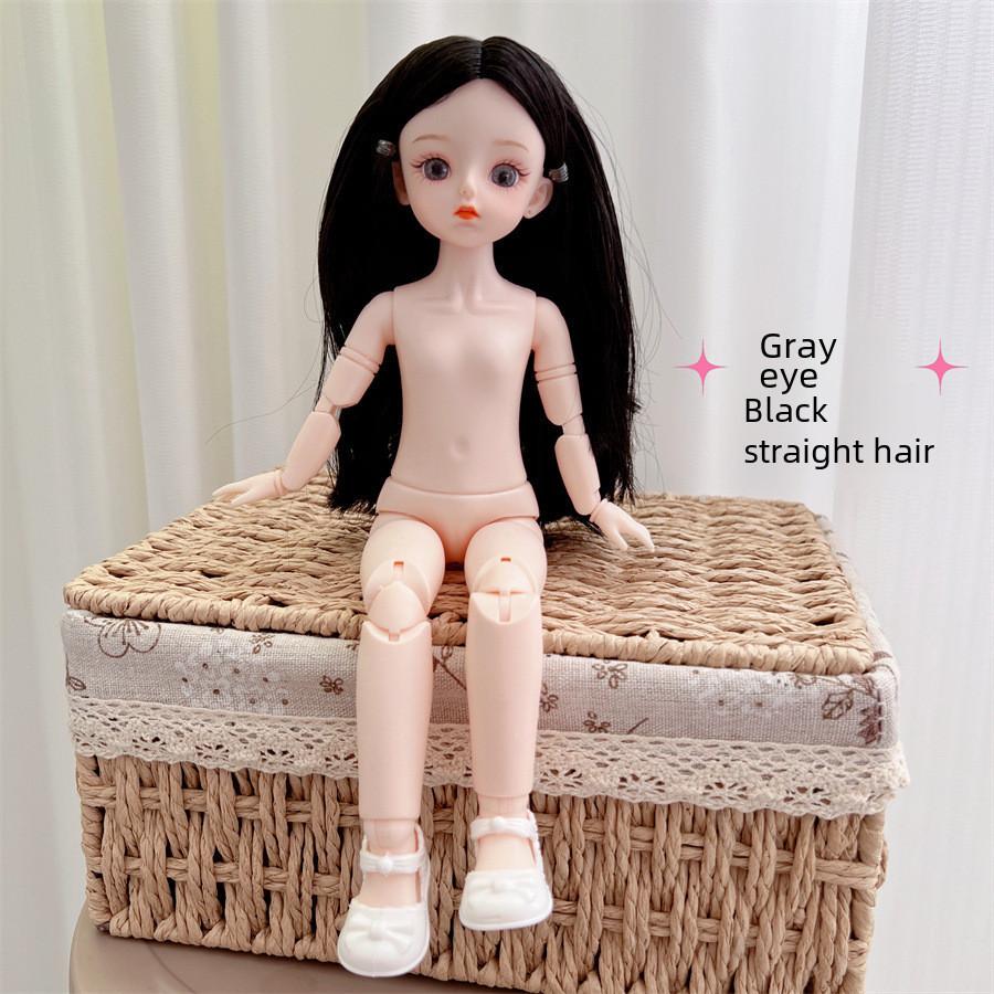 Красивая кукла BJD 30 см с потрясающими разноцветными глазами и уникальными прическами для коллекционеров