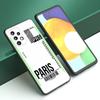 Наклейка на проездной билет Париж Чехол для телефона для Samsung A21 A30 A50 A52 S A13 A22 A23 A32 A53 A73 5G A11 A12 A31 A33 A51 A70 A71 A72