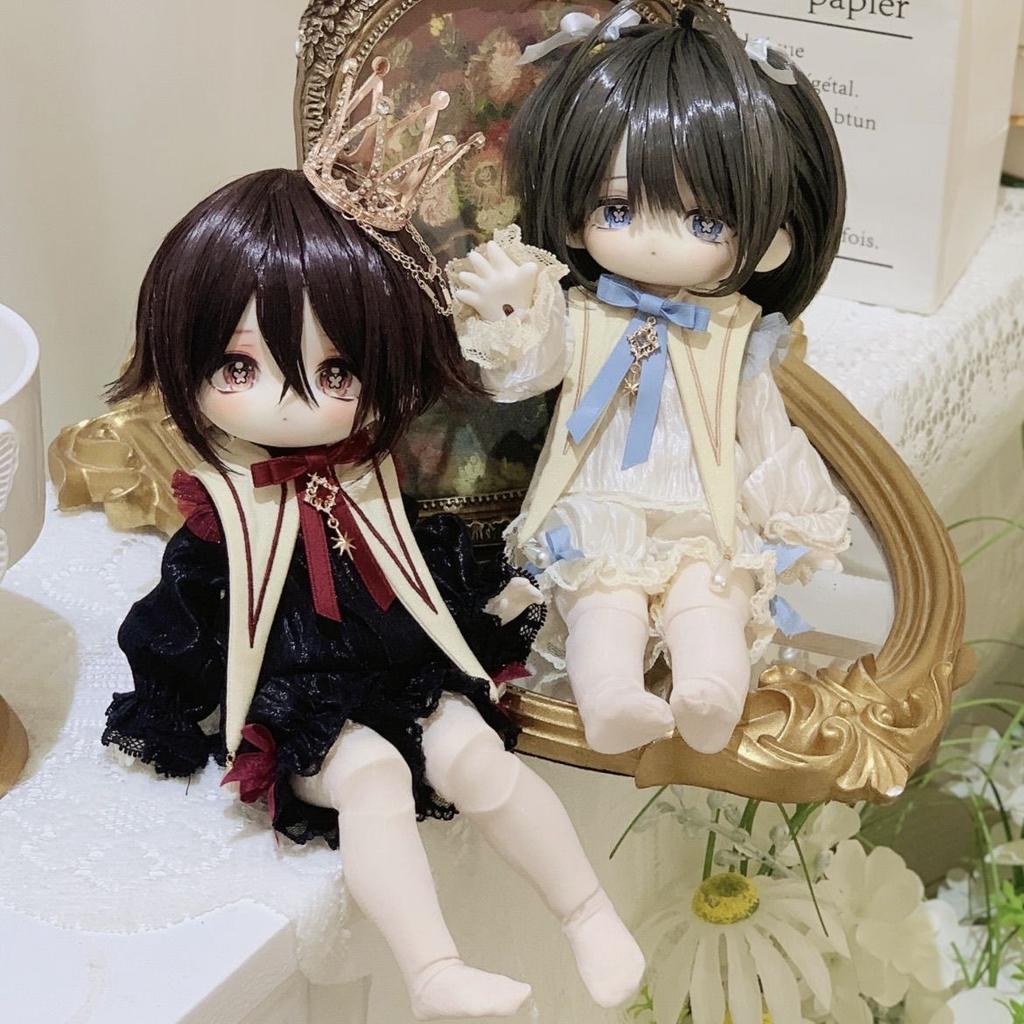 BJD doll clothes suitable for 1/6 size Cute pajamas suit doll accessories (4 points)