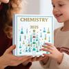 2025 Christmas Chemistry Advent 2D Acrylic Seasonal Decor 24 Days Advent Countdown Calendar Ornaments for Home Decorators Front