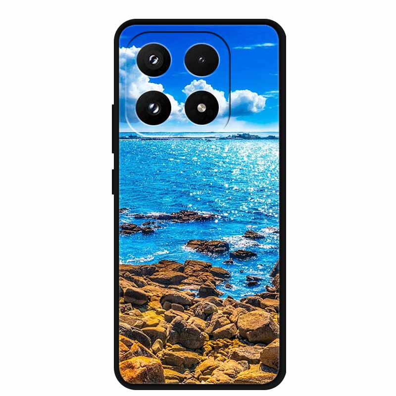 Для Xiaomi 17 Чехол Мультяшный Черный Силиконовый Роскошные Чехлы для Телефона для Xiaomi17 Ударопрочные Мягкие Чехлы для Xiaomi 17 5G TPU Funda Capa