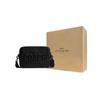 Coach Charter 24 Brand Logo Zipper Closure Leather Shoulder Crossbody Bag Medium Men bags Black CV931-BLK