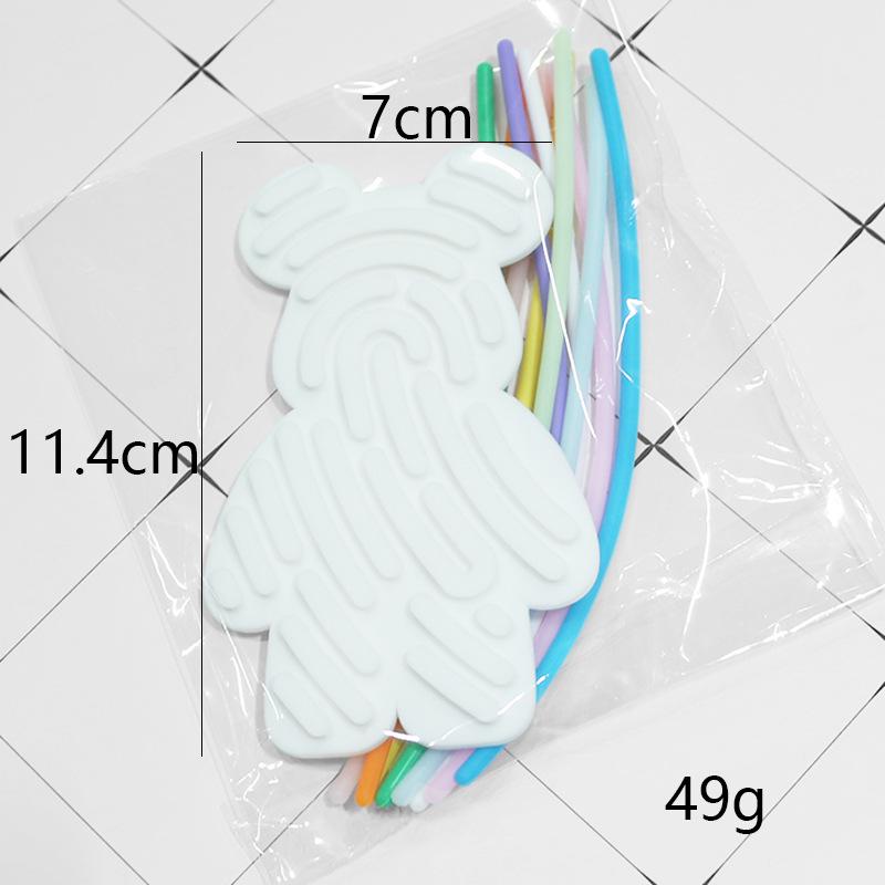 Creative Silicone Sensory Decompression Board for Kids - Educational Induction Activity Toy